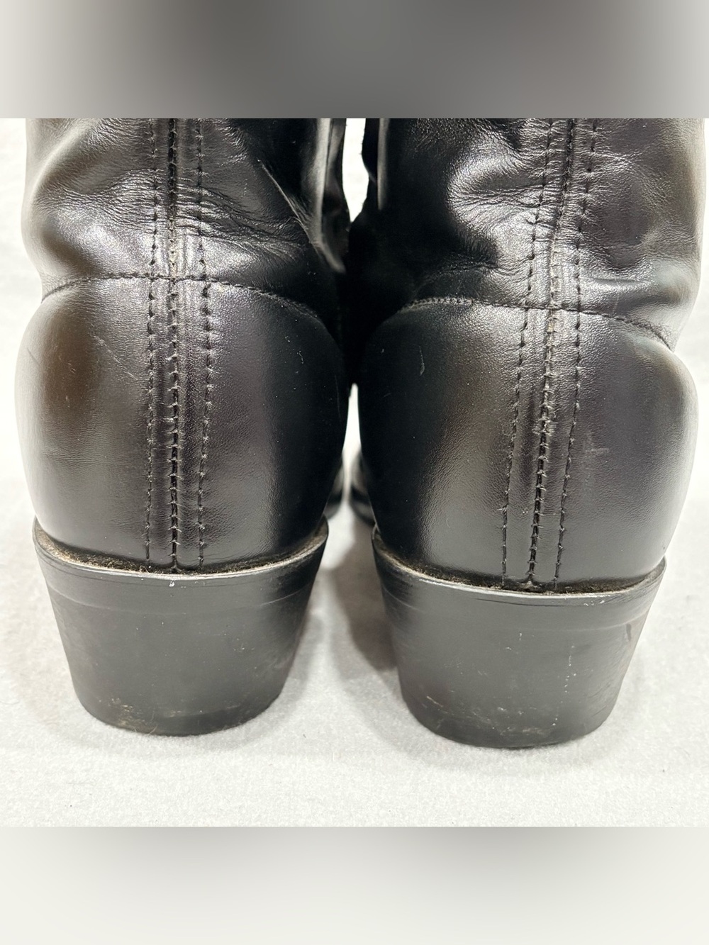 LAREDO MEN'S SIDE ZIPPER WESTERN BOOTS - ROUND TOE Black Men’s Sz 11D - Picture 8 of 10